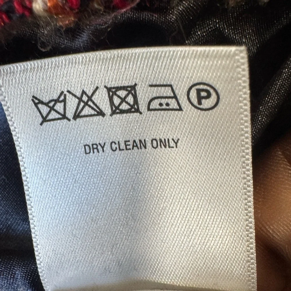 Anthropologie Ett.twa Harlequin Colorful Tweed Jacket Blazer - Picture 15 of 16